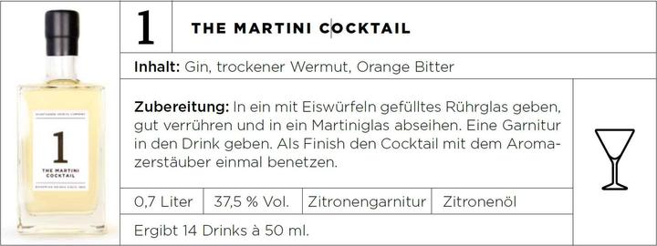 Produktbild Avantgarde 1 The Martini Cocktail 37.5% 700ml (1 x 70 cl)