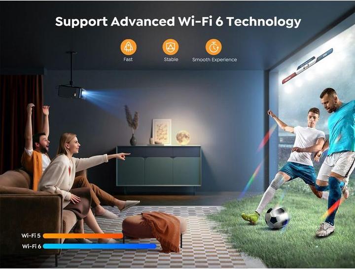 Actual product image Yaber K2s (Full HD, 800 lm, 1.3:1)