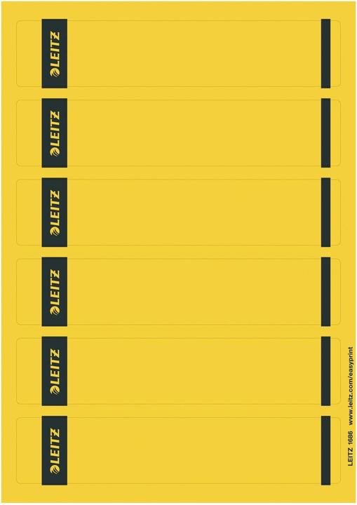 Produktbild Leitz Ordnerrücken-Etikett, 39 x 192 mm, kurz, schmal, gelb passend für Standard- und Hartpapp