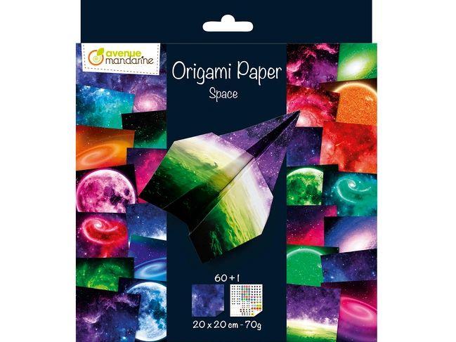 Produktbild Avenue Mandarine Origami Paper Weltall (70 g/m², 60 x)