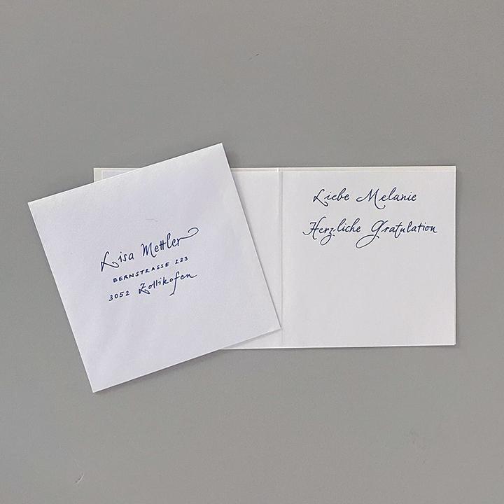 Produktbild Weihnachtskarte Graspapier - Text, 12.2 x 17.5 cm (1 Stk.)