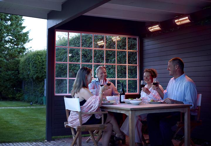 Actual product image Solamagic 2000 ECO+ PRO Patio Heater - Bluetooth Controlled - White