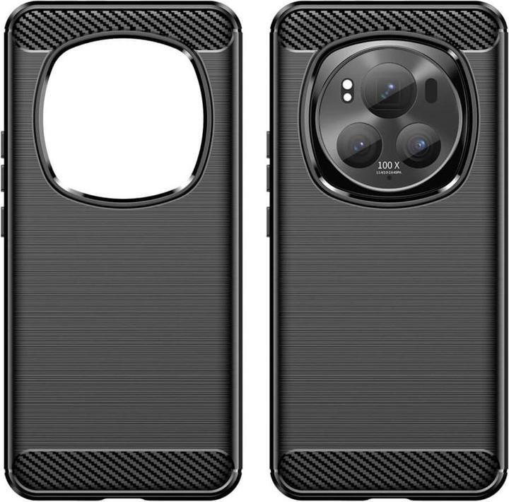 Image du produit Cover-Discount Honor Magic6 Pro - Housse métallique aspect carbone noir (Honor Magic6 Pro)