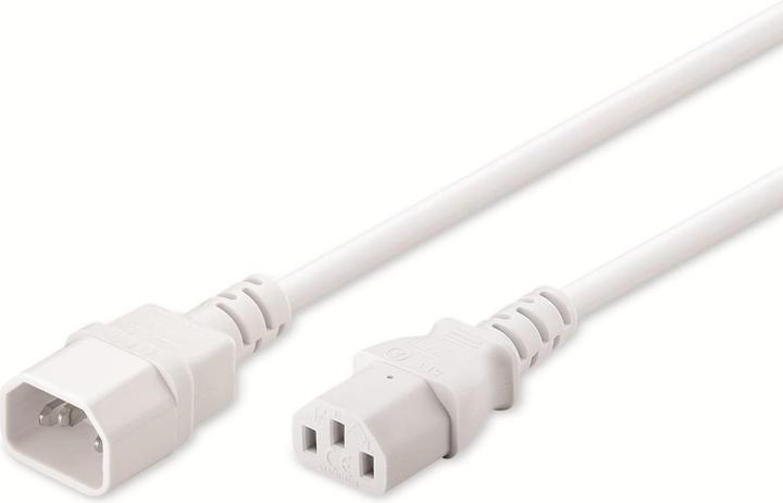 Produktbild Goobay Kaltgeräte Verlängerung 2 m, Weiss (2 m)