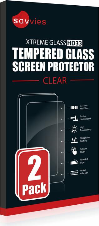 Image du produit Savvies Verre Trempé Protection Écran (2 pièce(s), Huawei P9 Lite)