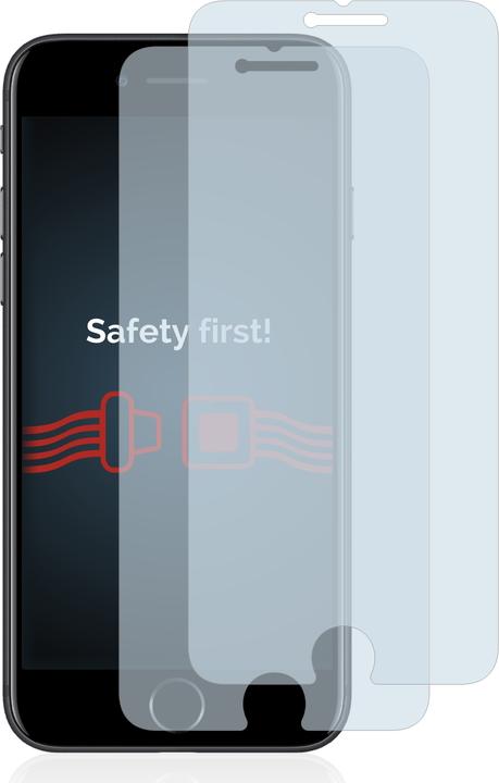 Actual product image Savvies Tempered Glass (2 Piece, Apple iPhone 7)