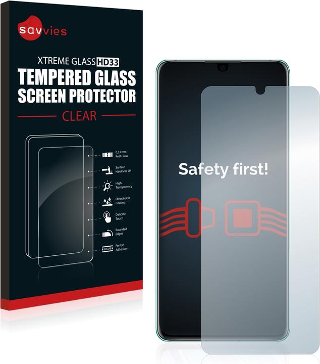 Actual product image Savvies Tempered Glass (1 Piece, Huawei P30)
