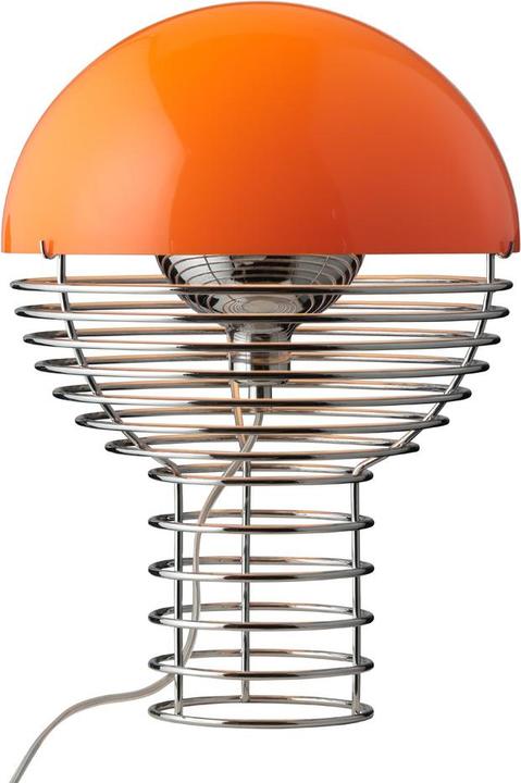 Immagine prodotto Verpan Lampada da tavolo a filo Ø40 Cromo/Arancione (E27)