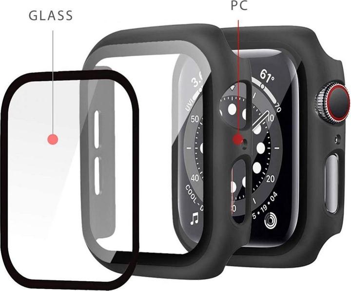 Image du produit Tech Išmaniojo laikrodžio Apple 4/5/6/SE ekrano rėmelis, Juodos spalvos