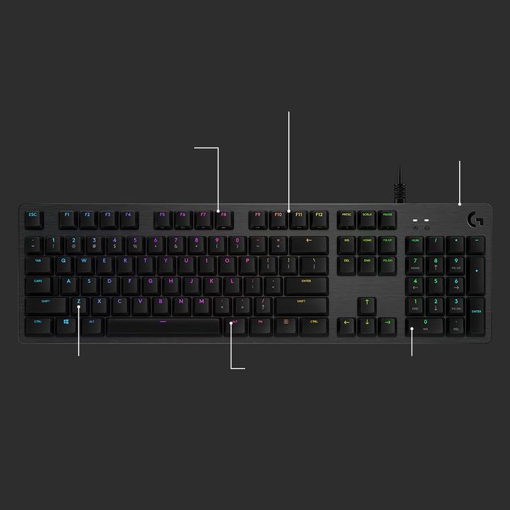 Produktbild Logitech G G512 Carbon (US, Kabelgebunden)