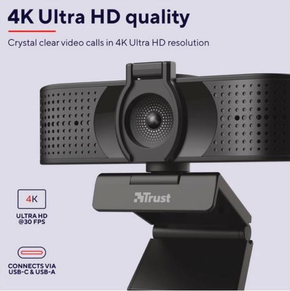 Image du produit Trust Webcam 4K Ultra HD (8.60 Mpx)