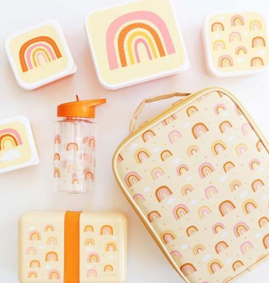 Immagine prodotto A Little Lovely Company ALLC Scatola per il pranzo e lo spuntino Rainbow SBSERA41