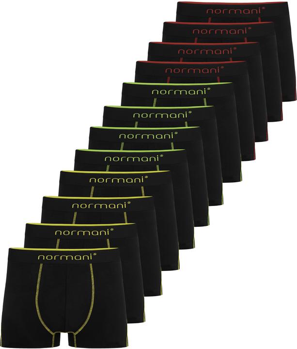 Normani 12 x Herren Baumwoll-Boxershorts