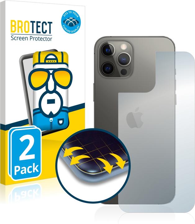 Produktbild BROTECT Full-Cover Displayschutz (2 Stück, Apple iPhone 12 Pro Max)