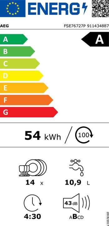 Energie-Label AEG FSE76727P