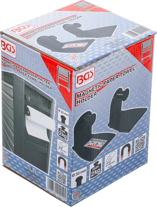 Actual product image BGS Magnetic Paper Towel Holder 2 pcs.