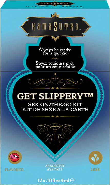 Actual product image Kama Sutra Sex To Go Kits Get Slippery (3 ml)