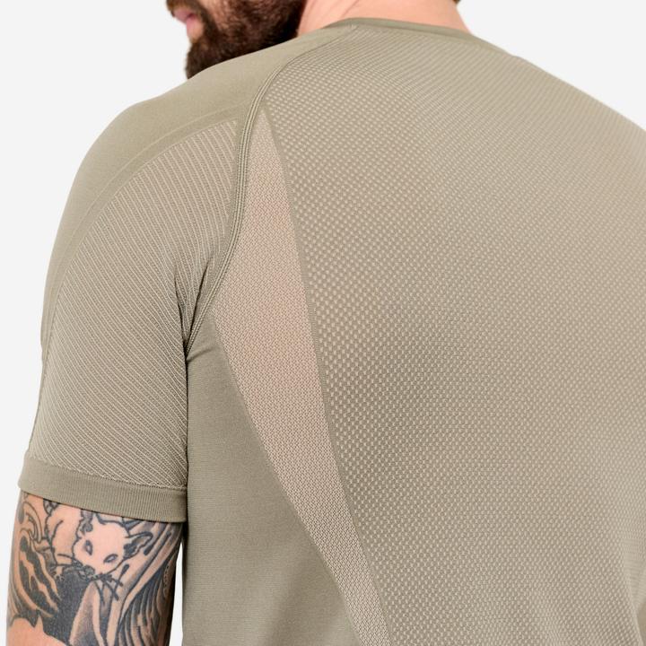 Produktbild Kimjaly T-Shirt Yoga Herren Zweite-Haut-Effekt - kaschmirbeige (M)