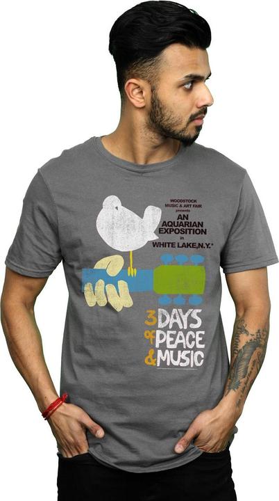 Immagine prodotto Woodstock Festival Poster Maglietta Uomo (S)
