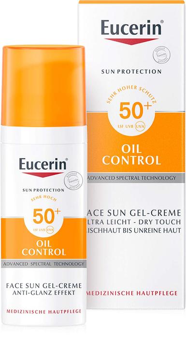 Image du produit Eucerin Gel-crème solaire (Crème solaire visage, SPF 50+, 50 ml, 150 g)