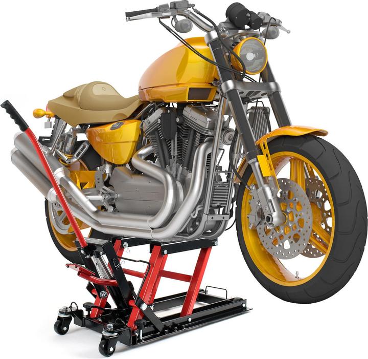Actual product image Wiltec Motorbike jack 680kg Motorbike lift Assembly stand Lift ATV Quad