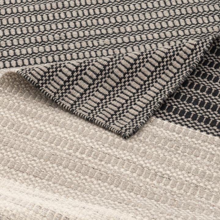 Produktbild Pergamon Natur Teppich Wolle Skandi Stripes (190 x 290 cm)