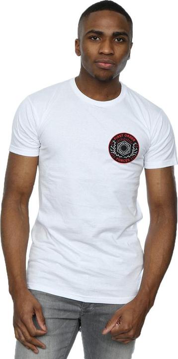 Actual product image Star Wars Mens The Rise Of Skywalker First Order Forces Breast Print T-Shirt (XXL)