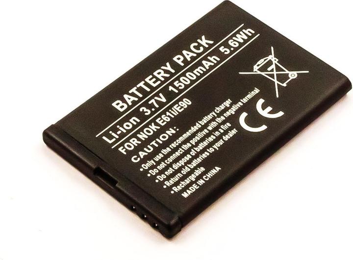 Produktbild AGI Handyakku kompatibel mit Nokia E71 - Batterie/Akku - Schwarz - Lithium-Ion (Li-I