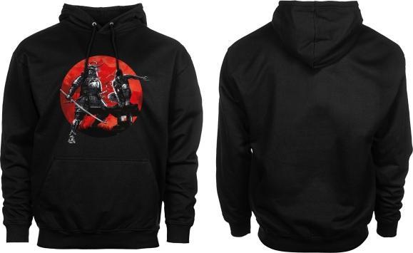 Immagine prodotto Dpi Merchandising Felpa con cappuccio Assassin's Creed Shadows ""Red Sun"" Nero (XXL)