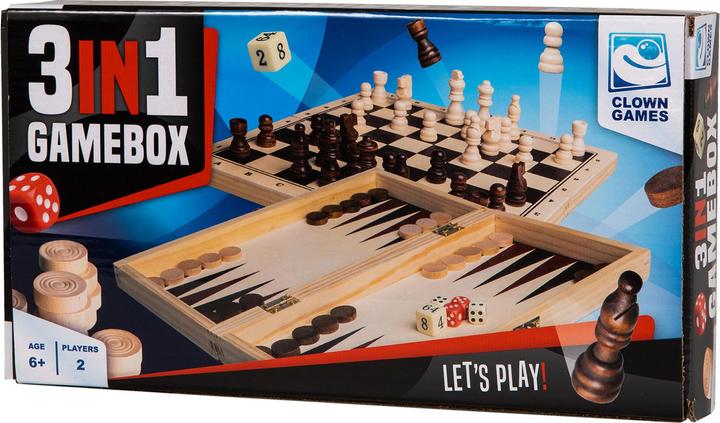 Clown games 3-In-1 Spiel Holz FSC