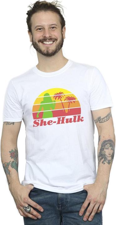 Image du produit - T-shirt SHE-HULK: ATTORNEY AT LAW SUNSET FLEX - Homme (3XL)