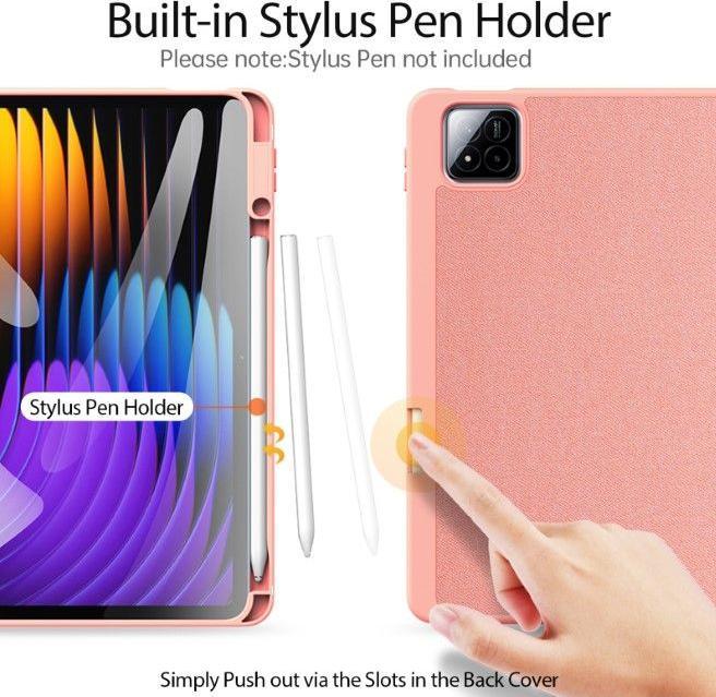 Immagine prodotto Dux Ducis Book case Xiaomi Redmi Pad 7/7 Pro Domo Series Tri-fold Stand PU Leather Tablet Cover Pink (Xiaomi Pad 7 Pro, Xiaomi Pad 7)