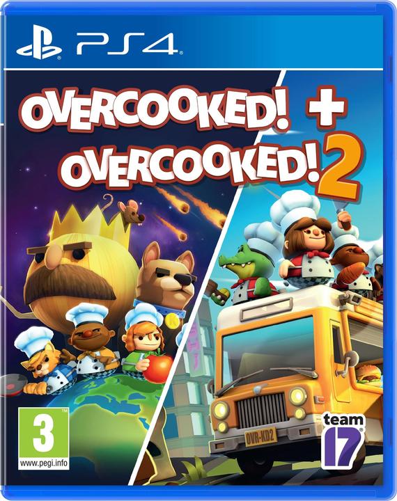 Image du produit Team17 Overcooked + Overcooked 2 Double Pack (PS4, EN)