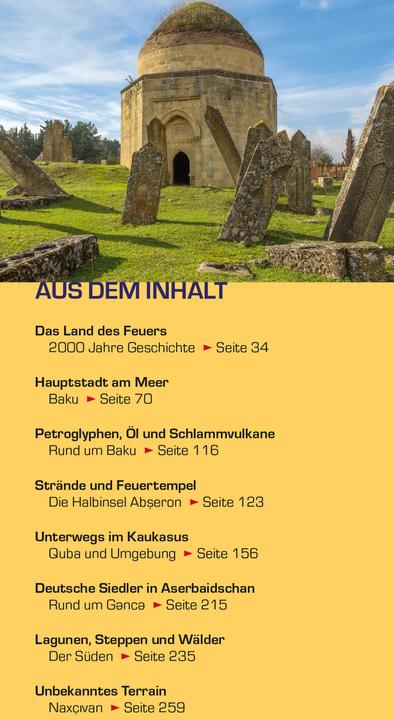 Image du produit Reiseführer Aserbaidschan (Allemand, Philine de Oppeln, Frank Schüttig, 2020)