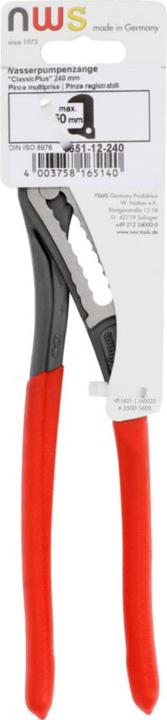 Actual product image NWS Water pump pliers 240 mm 1651- (240 mm)