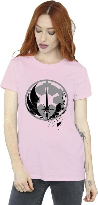Immagine prodotto Star Wars Obi-Wan Kenobi Fractured Logos Maglietta Ampia Donna (M)