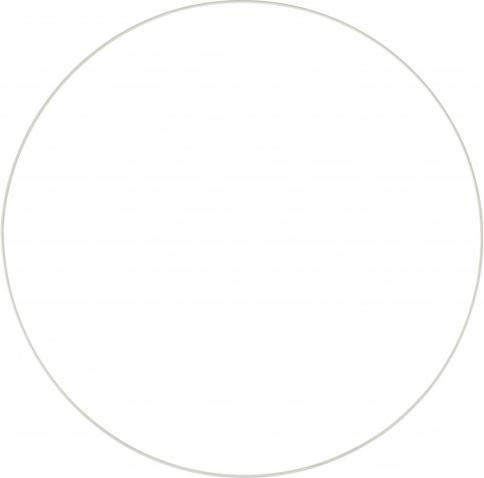 Image du produit Glorex Anneau métallique 40 cm 1 pièce, Blanc