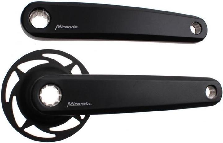 Actual product image Miranda Crankset E-Bike Bosch-2 Isis Delta 170mm-Black (170 mm)