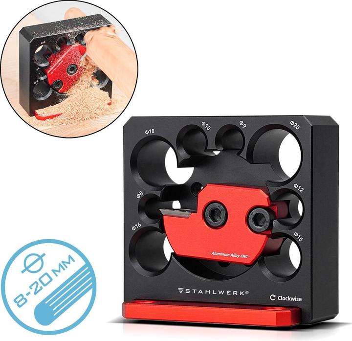 Actual product image Stahlwerk Dowel maker 8 / 9 / 10 / 12 / 15 / 16 / 18 / 20 mm round rod cutter (8, 9, 10, 12, 15, 16, 18, up to 20 millimetres)