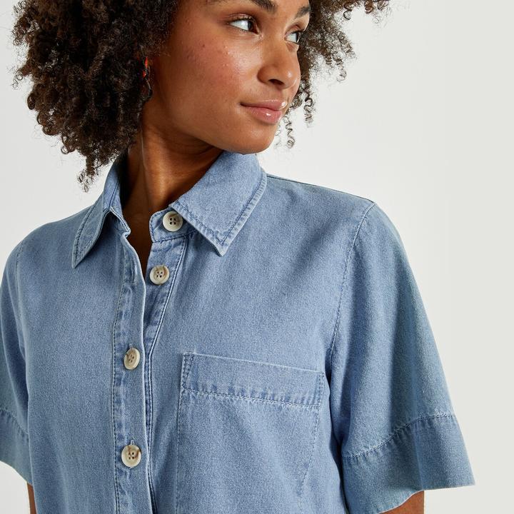 Produktbild La Redoute Collections Kurzes Jeanskleid (48)