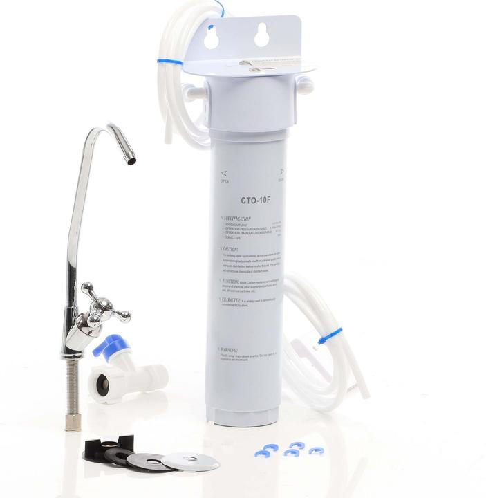 Produktbild Naturewater NW-1-CTO 1 Stufen Untertisch Wasserfilter Wasserhahn 5µ Aktivkohle