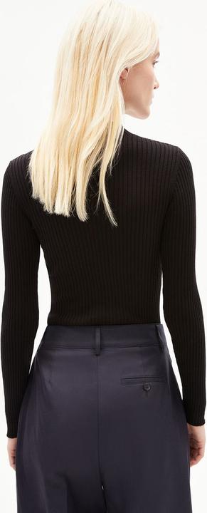 Actual product image Armedangels Alaania Pullover Stand-Up Collar Black (XS)