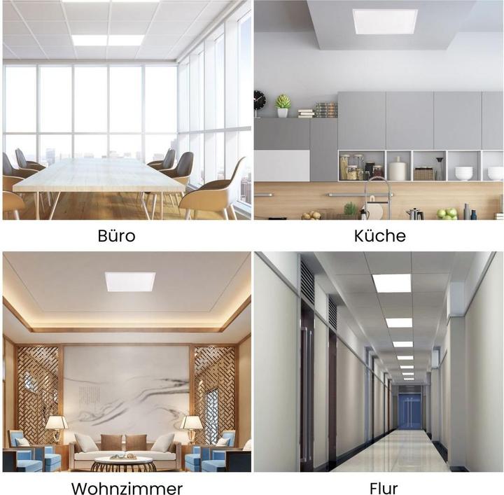 Immagine prodotto Enovalite Pannello LED, 60x60 cm, proprietà antiriflesso (4320 lm)