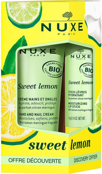 Produktbild Nuxe Sweet Lemon Pflege-Duo für Hände und Lippen (30 ml)
