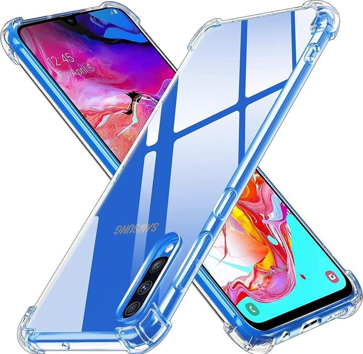 Actual product image Screenguard Samsung Galaxy A70 Case Crystal Soft Airbag Bumper (Samsung Galaxy A70)