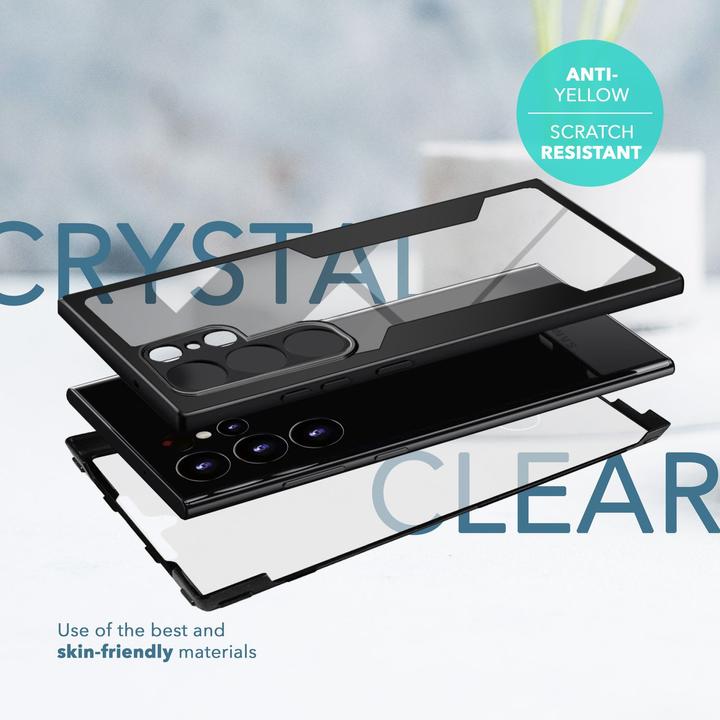 Image du produit Nalia Étui hybride clair à 360 degrés (Samsung Galaxy S24 Ultra)