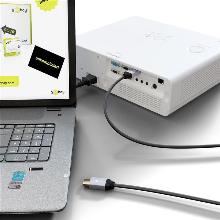 Produktbild Goobay DisplayPort — HDMI (Typ A) (1 m, DisplayPort, HDMI)