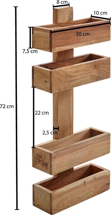 Produktbild Wohnling Mumbai (30 x 10 x 72 cm)
