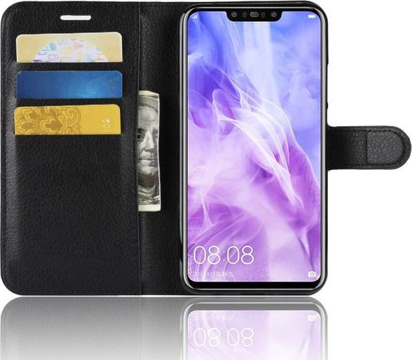 Produktbild MU Classic Litchi Leder Bookcover Series (Huawei P Smart+)