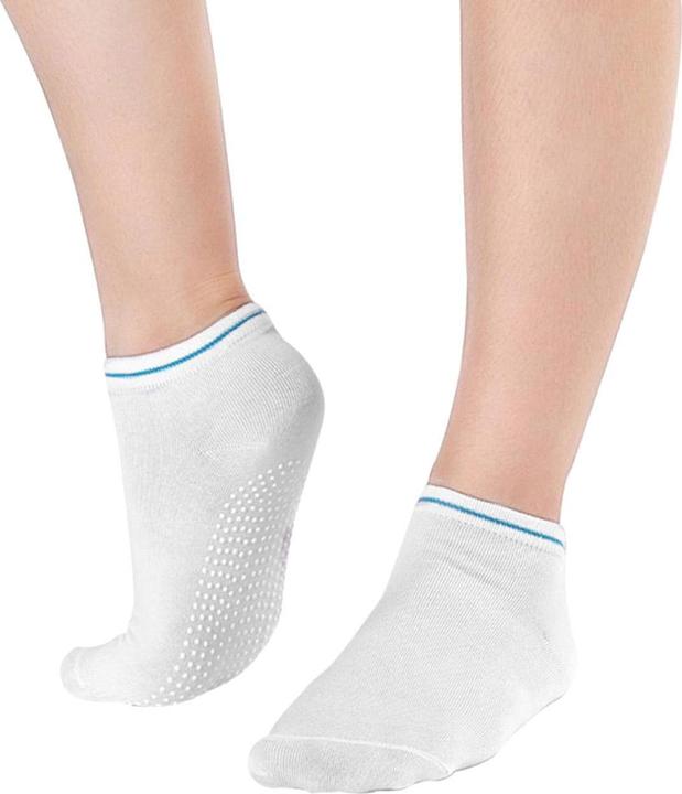 Image du produit JTI Chaussettes de yoga antidérapantes - Blanc (lot de 2, 35 - 39)